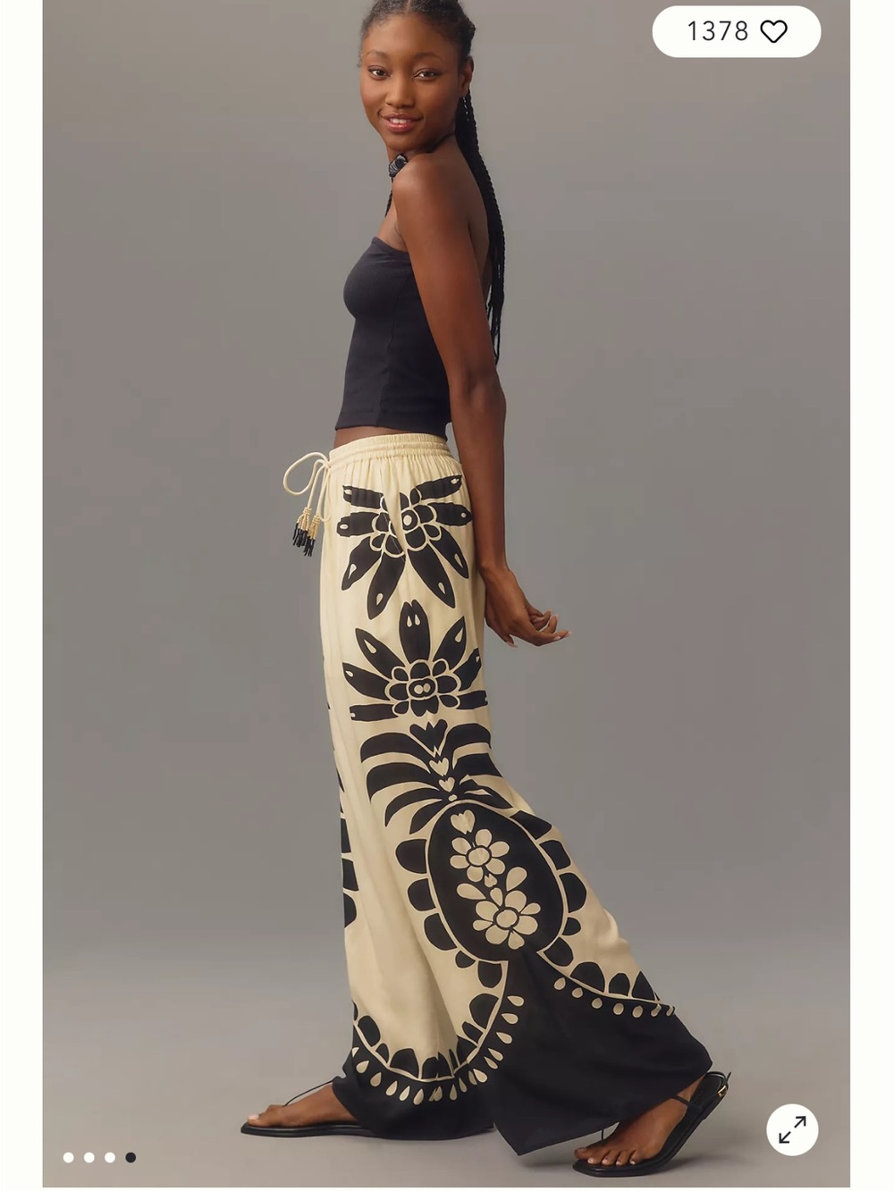 Farm Rio x Anthropologie Martina Pull-On Pants, Size Small - Picture 14 of 14